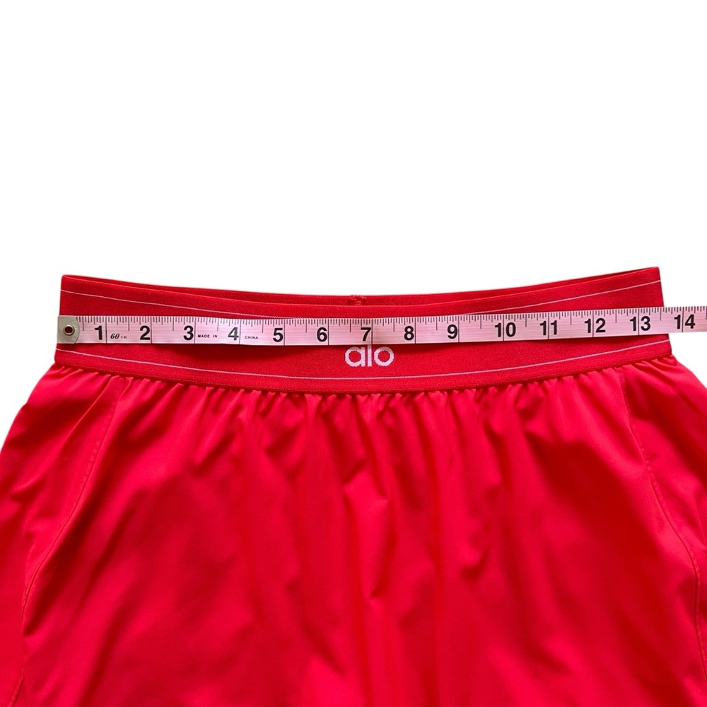 ALO Yoga Match Point Tennis Skirt in Red Hot Summer Limited Edition Size M - Picture 11 of 11